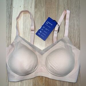 NWT Honeylove Crossover Bra Size Small Sand